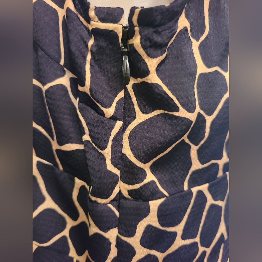 NWT Michael Kors size 12 black/khaki dress - Picture 6 of 10